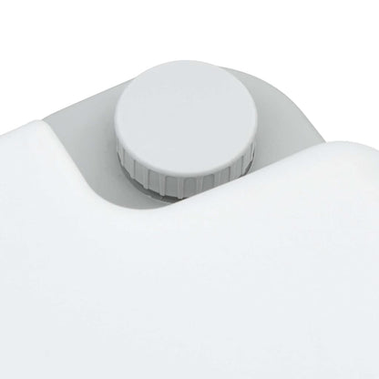Camping-Toilette Und Weiß 41,5 X 36,5 X 30 Cm Polyethylen