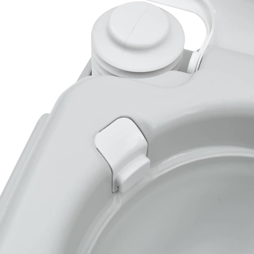 Camping-Toilette Und Weiß 41,5 X 36,5 X 30 Cm Polyethylen