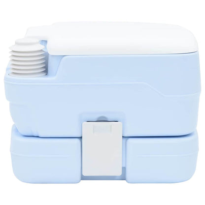 Camping-Toilette Helles Blau Und Weiß 41,5 X 36,5 X 30 Cm