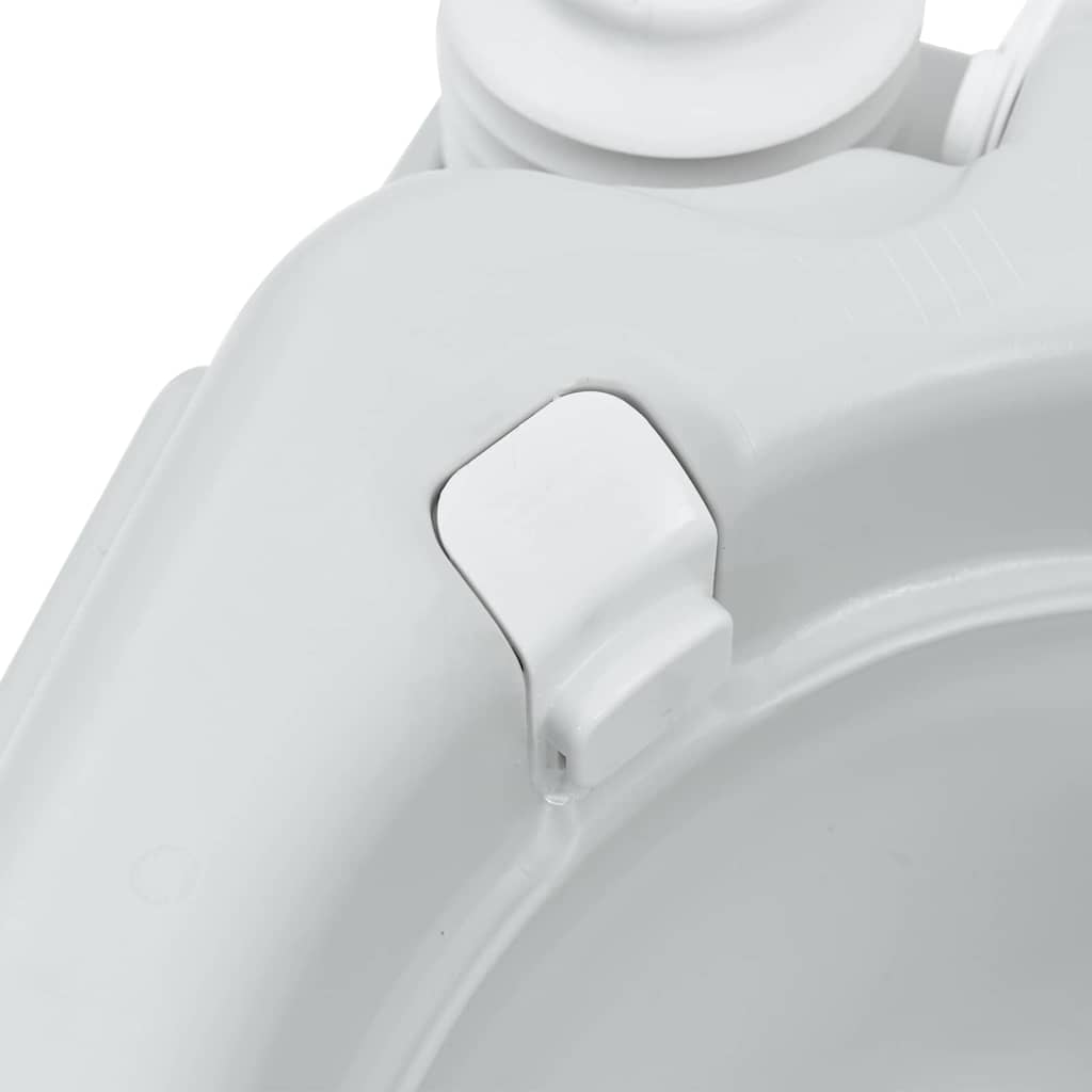 Camping-Toilette Und Weiß 41,5 X 36,5 X 42 Cm Polyethylen