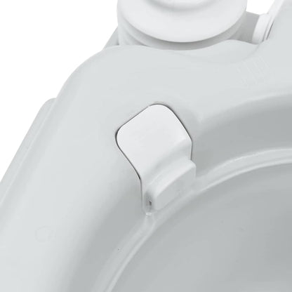 Camping-Toilette Und Weiß 41,5 X 36,5 X 42 Cm Polyethylen