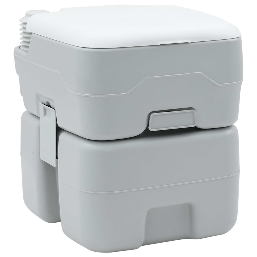 Camping-Toilette Und Weiß 41,5 X 36,5 X 42 Cm Polyethylen