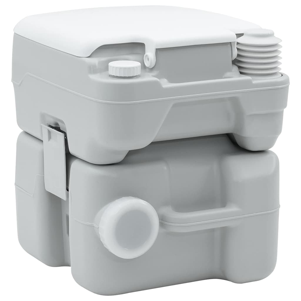 Camping-Toilette Und Weiß 41,5 X 36,5 X 42 Cm Polyethylen