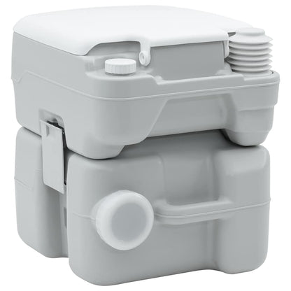 Camping-Toilette Und Weiß 41,5 X 36,5 X 42 Cm Polyethylen
