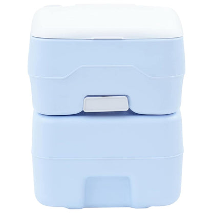 Camping-Toilette Helles Blau Und Weiß 41,5 X 36,5 X 42 Cm
