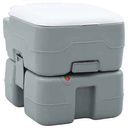 Camping-Toilette Helles Blau Und Weiß 41,5 X 36,5 X 30 Cm