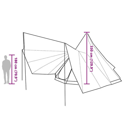 Tipi Zelt Mit Dach Mit Speicher 510 X 690 X 330 Cm Taft
