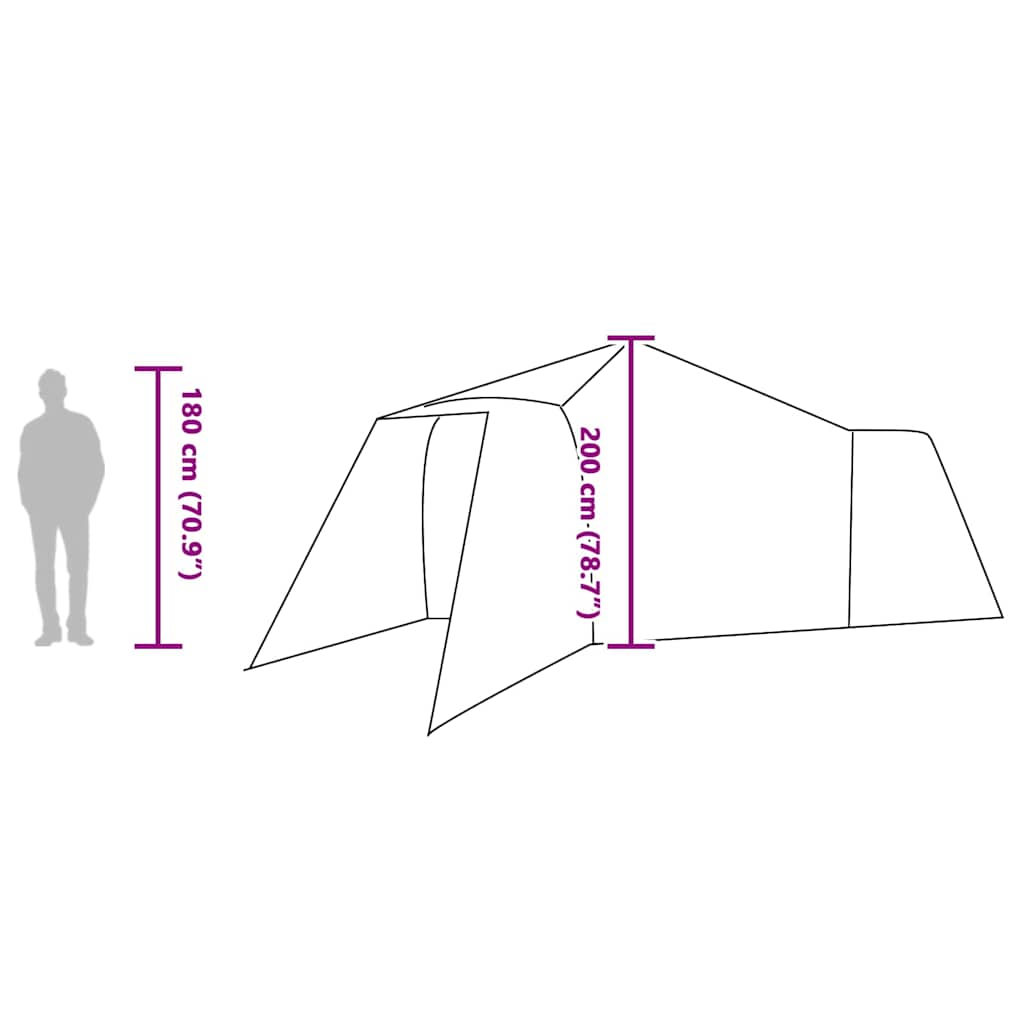 Tipi Zelt Mit Dach Mit Speicher 492 X 492 X 275 Cm Taft
