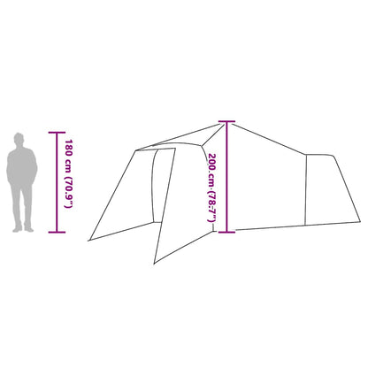 Tipi Zelt Mit Dach Mit Speicher 492 X 492 X 275 Cm Taft