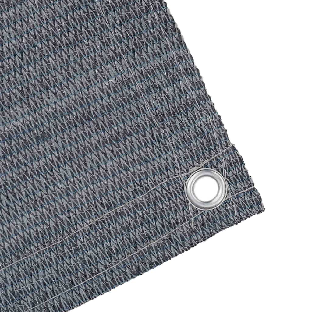 Zeltteppich Blau Und Grau 500 X 250 Cm Polyethylen Blau-Grau