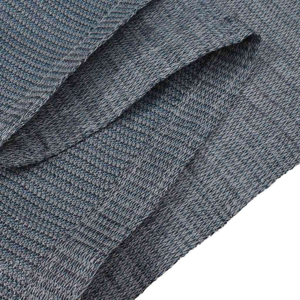 Zeltteppich Blau Und Grau 500 X 250 Cm Polyethylen Blau-Grau