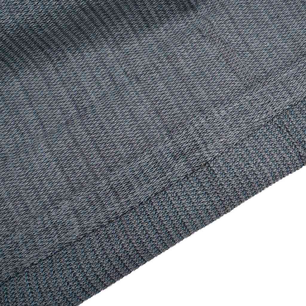 Zeltteppich Blau Und Grau 500 X 250 Cm Polyethylen Blau-Grau