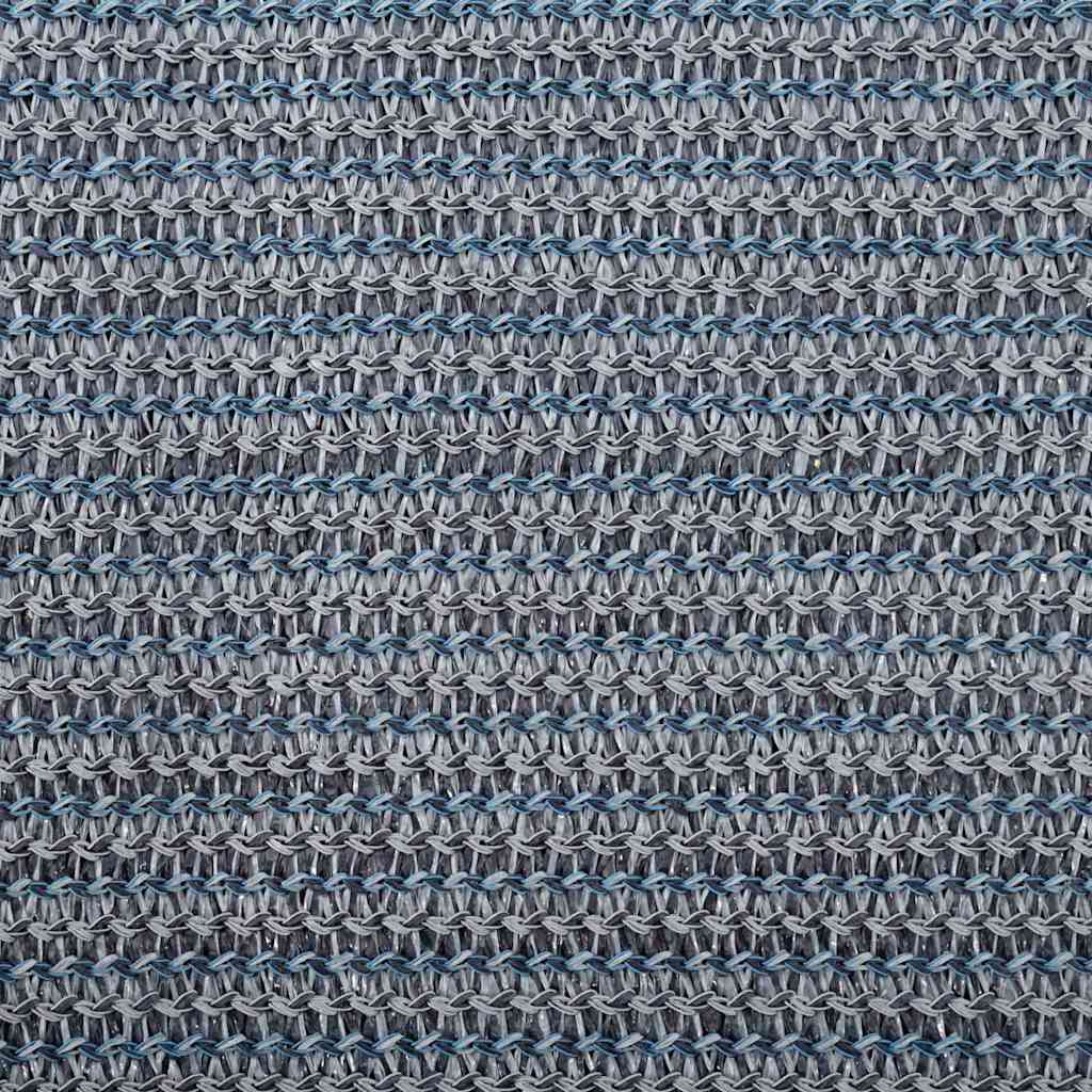 Zeltteppich Blau Und Grau 500 X 250 Cm Polyethylen Blau-Grau