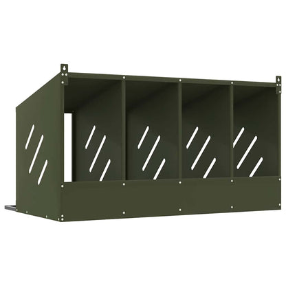 Hühner-Nistkasten Mit 4 Fächern Metall