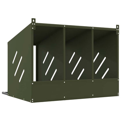 Hühner-Nistkasten Mit 3 Fächern Metall