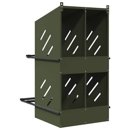 Hühner-Nistkasten Mit 4 Fächern Metall