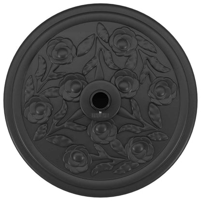 Sonnenschirmständer Art Deco Schwarz Ø 45 X 39,5 Cm Eisen