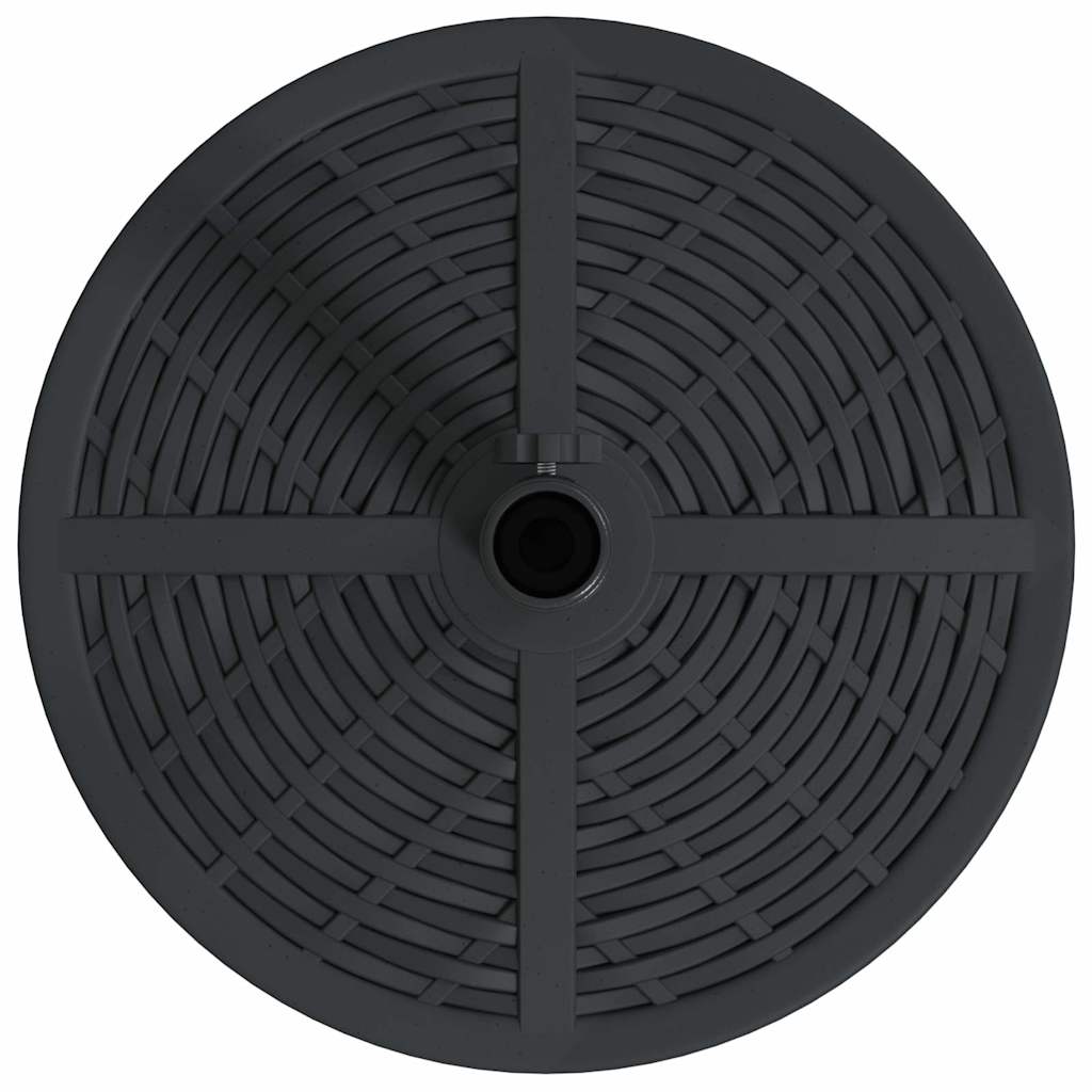Sonnenschirmständer Art Deco Schwarz Ø 45 X 39,5 Cm Eisen