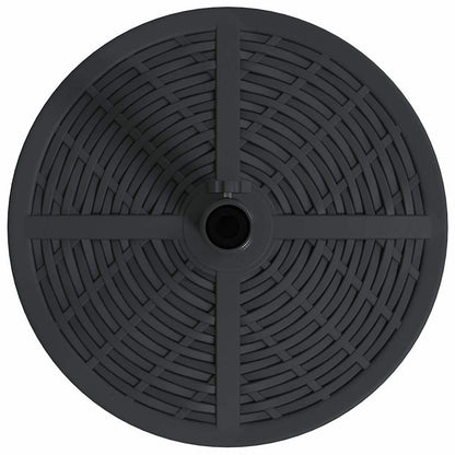 Sonnenschirmständer Art Deco Schwarz Ø 45 X 39,5 Cm Eisen
