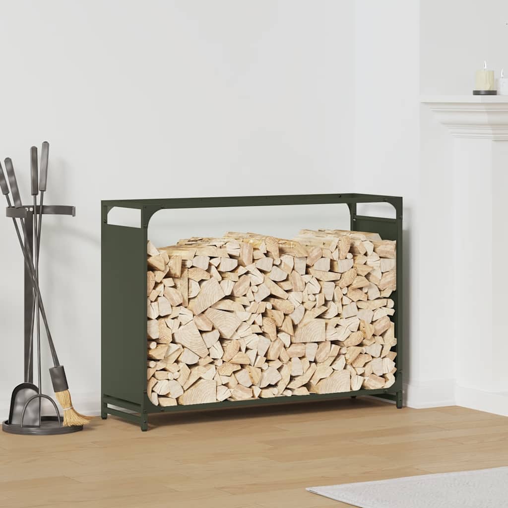 Brennholzregal 90X28X90 Cm Kaltgewalzter Stahl