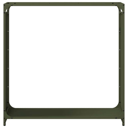 Brennholzregal 90X28X90 Cm Kaltgewalzter Stahl