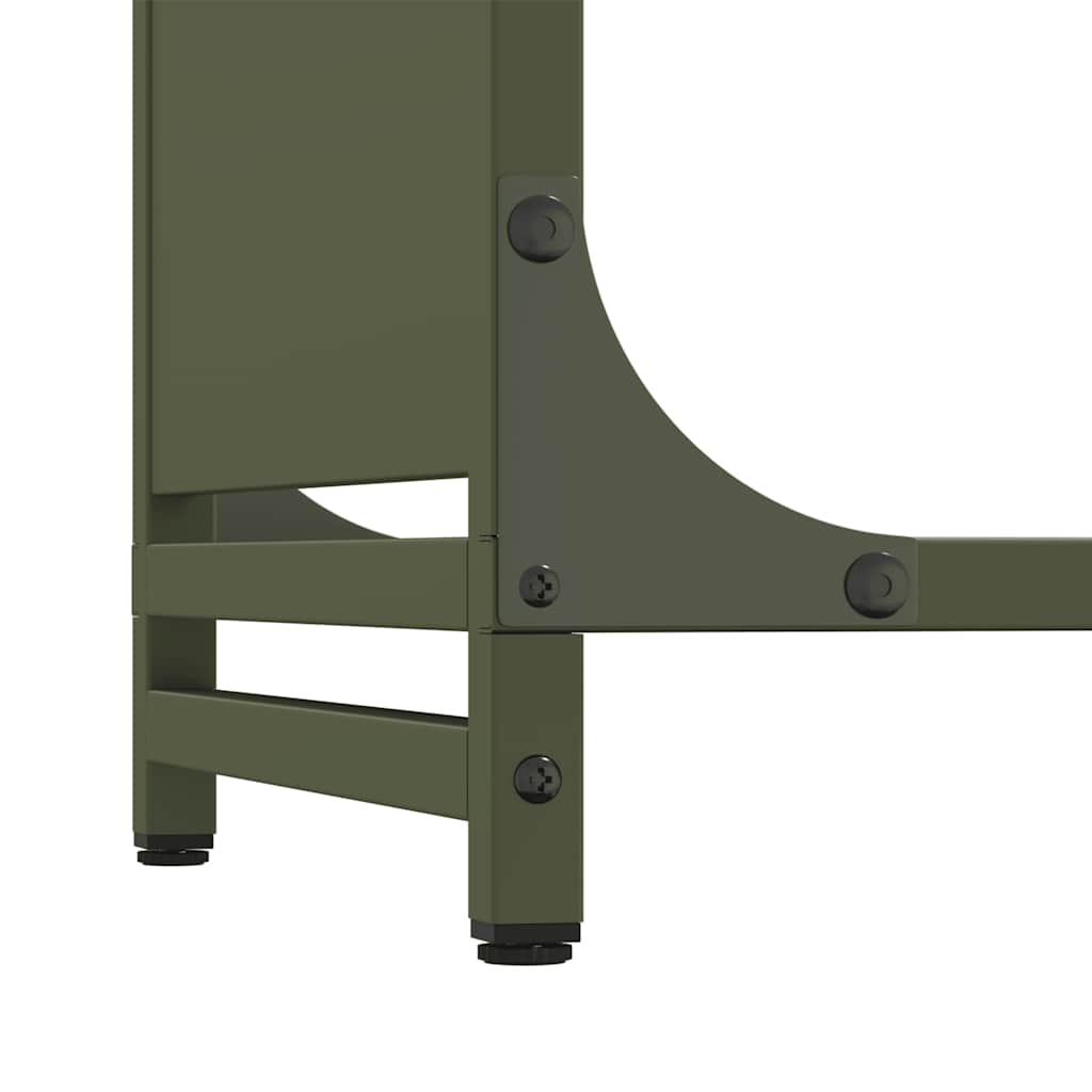 Brennholzregal 90X28X90 Cm Kaltgewalzter Stahl