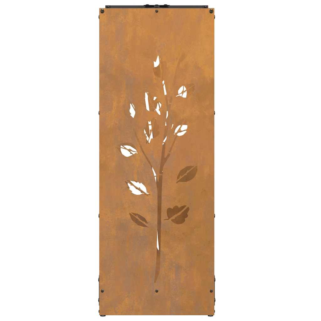 Brennholzregal 40X30X80 Cm Wetterfester Stahl