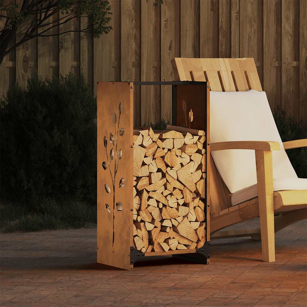 Brennholzregal 40X30X80 Cm Wetterfester Stahl