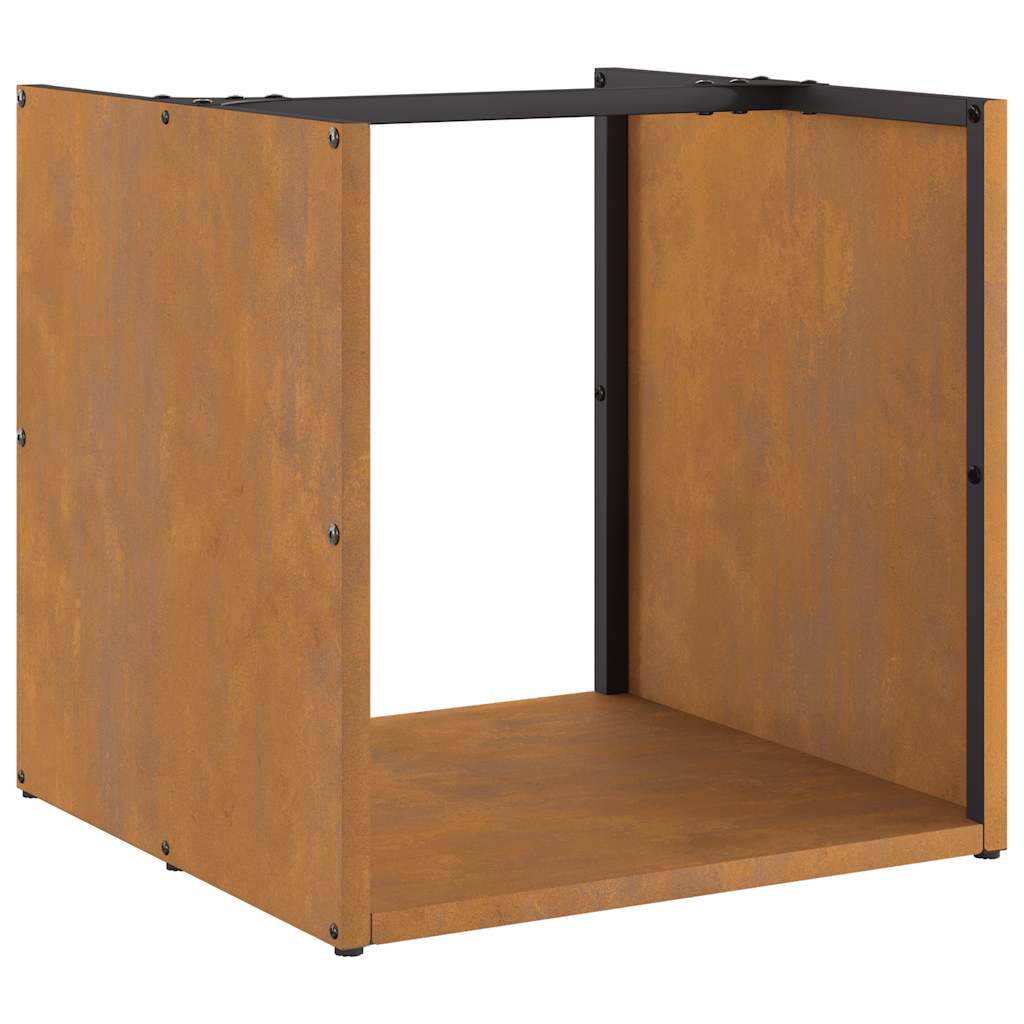 Brennholzregal 40X40X40 Cm Wetterfester Stahl