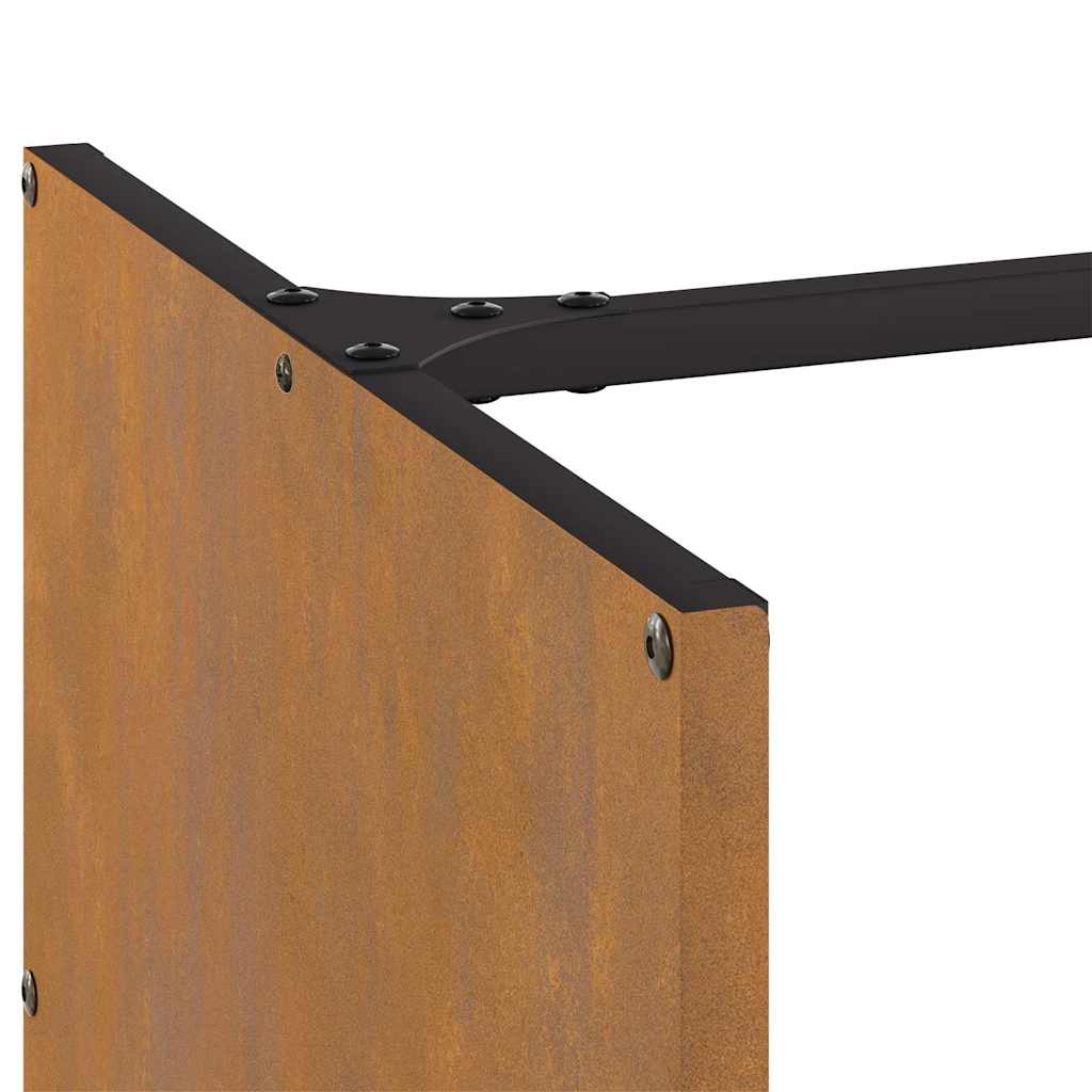 Brennholzregal 40X40X40 Cm Wetterfester Stahl