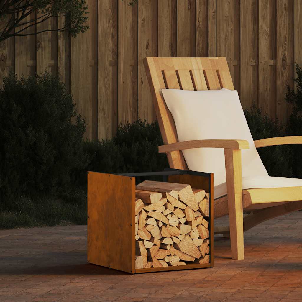 Brennholzregal 40X40X40 Cm Wetterfester Stahl