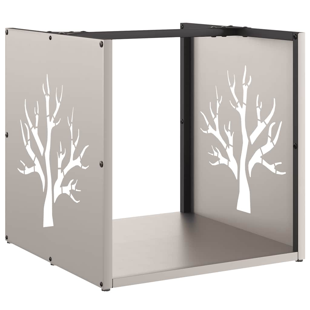 Brennholzregal 40X40X40 Cm Wetterfester Stahl
