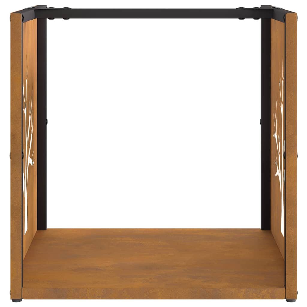 Brennholzregal 40X40X40 Cm Wetterfester Stahl