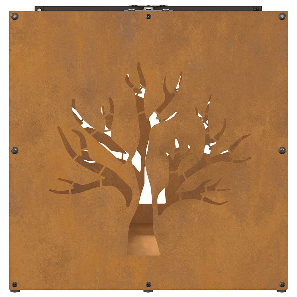 Brennholzregal 40X40X40 Cm Wetterfester Stahl