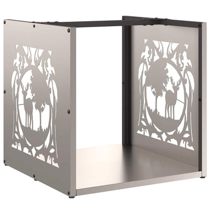 Brennholzregal 40X40X40 Cm Wetterfester Stahl