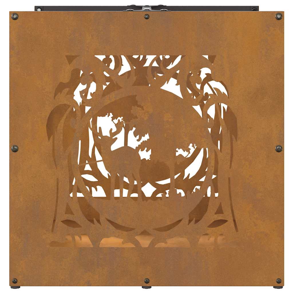 Brennholzregal 40X40X40 Cm Wetterfester Stahl