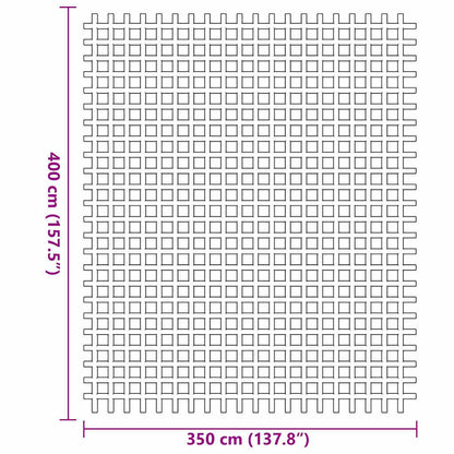 Zeltteppich 400 X 350 Cm Polyester