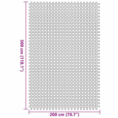 Zeltteppich 300 X 200 Cm Polyester