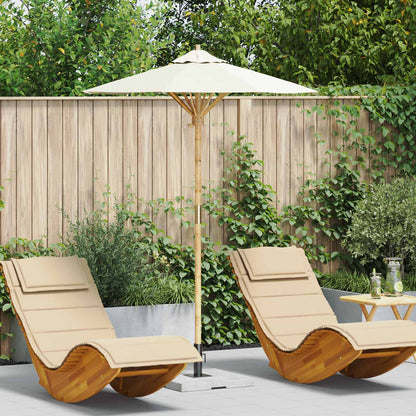 Garten-Sonnenschirm Ø 270 X 260 Cm Bambus
