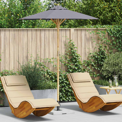 Garten-Sonnenschirm Ø 270 X 260 Cm Bambus