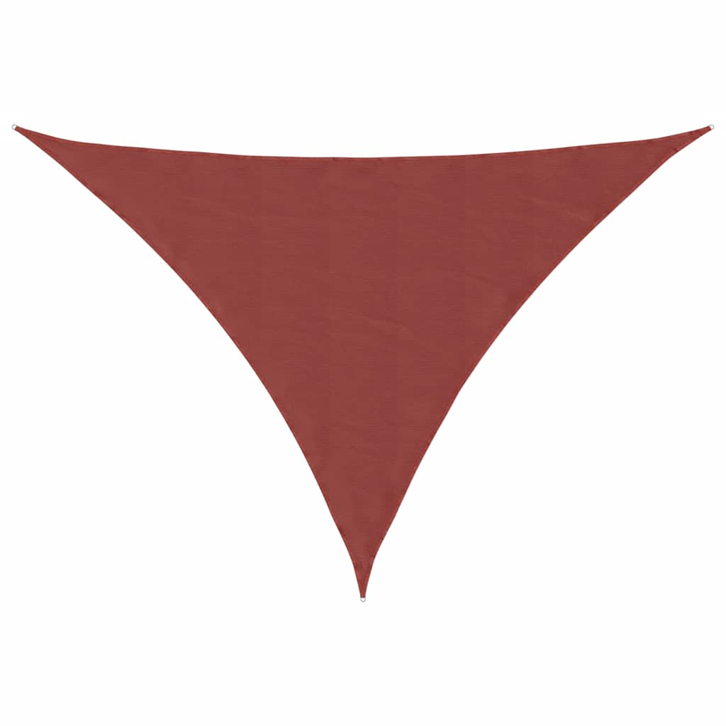Sonnensegel 7X5X5 M 100% Polyester Oxford Terrakotta