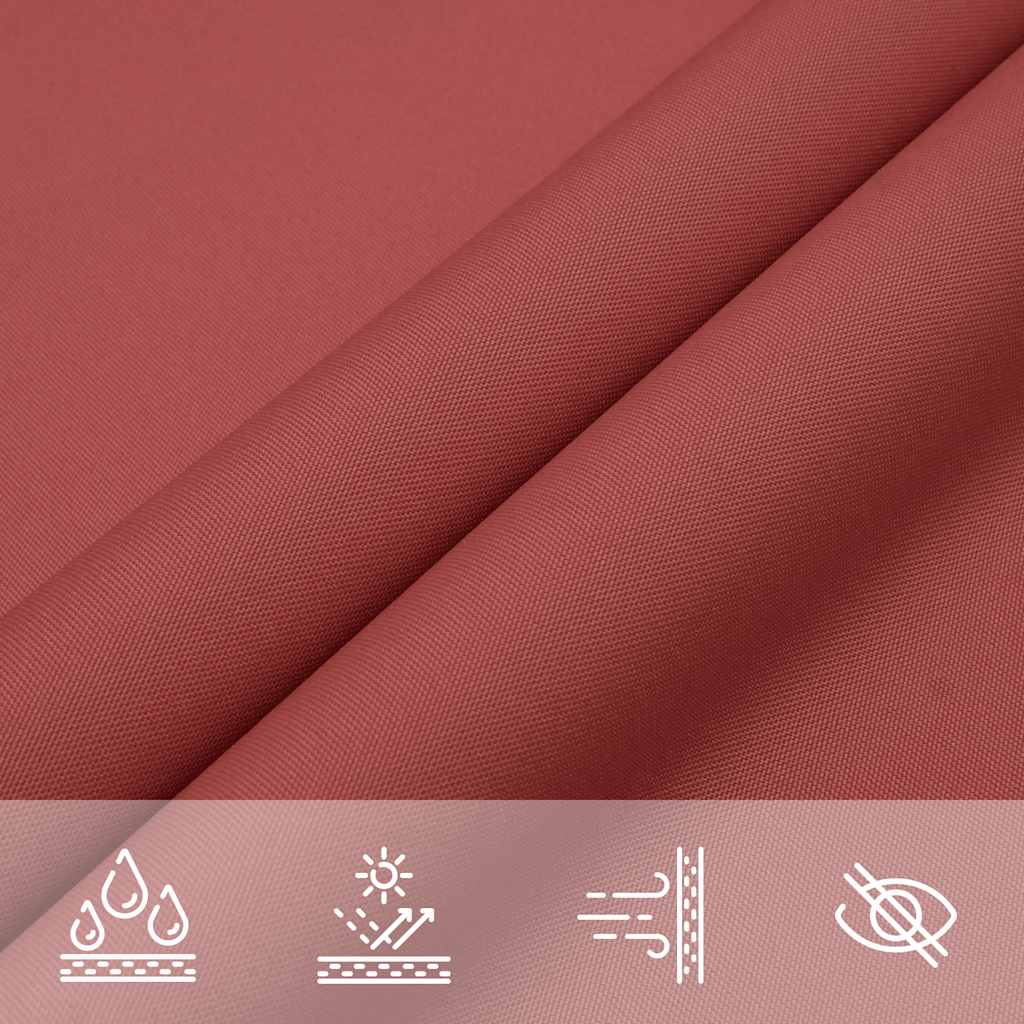 Sonnensegel 7X5X5 M 100% Polyester Oxford Terrakotta