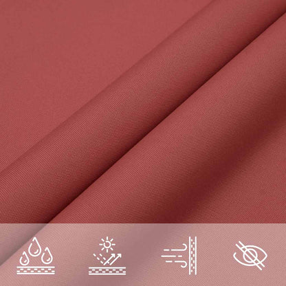 Sonnensegel 7X5X5 M 100% Polyester Oxford Terrakotta