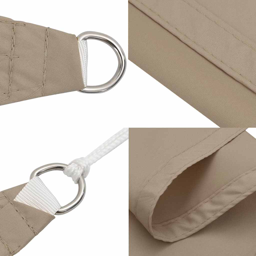 Sonnensegel 2X2X2 M 100% Polyester Oxford Taupe