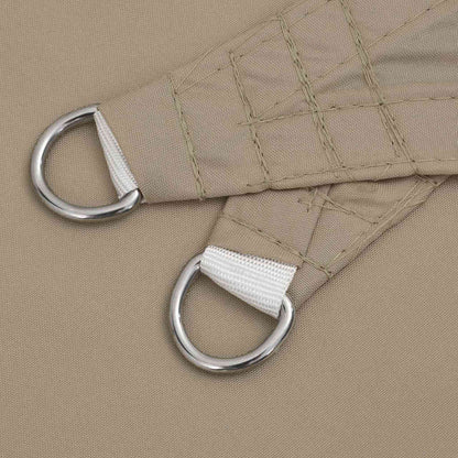 Sonnensegel 7X5X5 M 100% Polyester Oxford Taupe