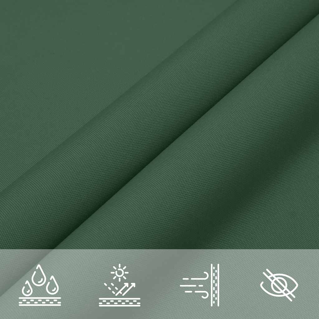 Sonnensegel 2X2X2 M 100% Polyester Oxford Dunkelgrün