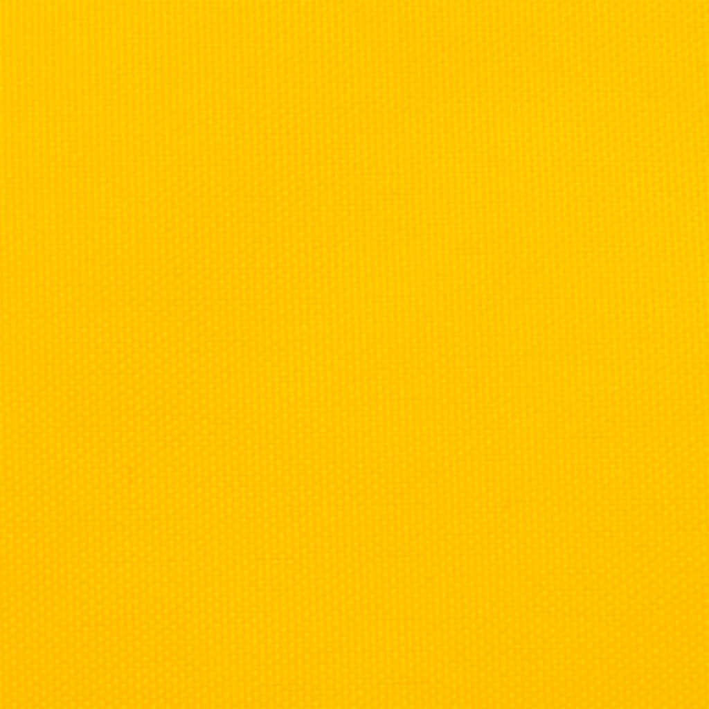 Sonnensegel 7X5X5 M 100% Polyester Oxford Gelb