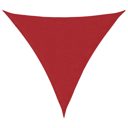 Sonnensegel 2X2X2 M 100% Polyester Oxford Rot