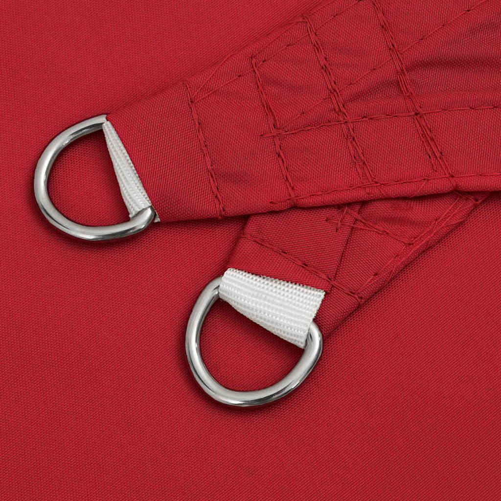 Sonnensegel 2X2X2 M 100% Polyester Oxford Rot