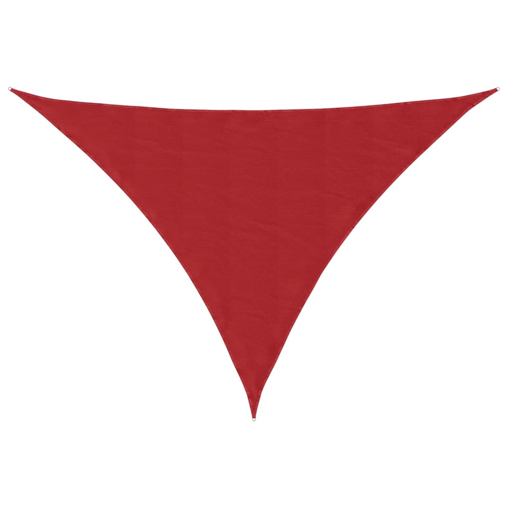 Sonnensegel 7X5X5 M 100% Polyester Oxford Rot